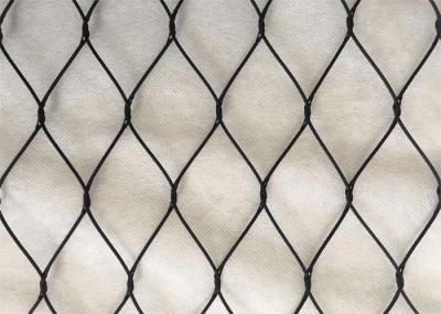 SS316 SS304 Black Oxide Wire Rope Mesh Hand Woven For Mariculture