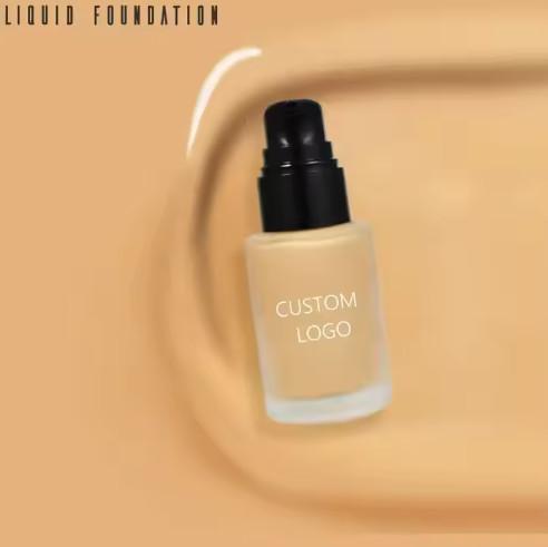 OEM Long Lasting Vegan Liquid Foundation Waterproof Face Matte SPF30 Makeup Concealer Foundation