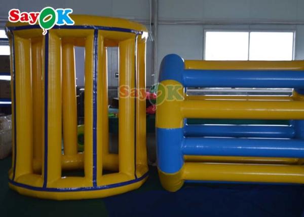 Activités en plein air de roue gonflable géante pour le rouleau humain de hamster d'adultes d'enfants