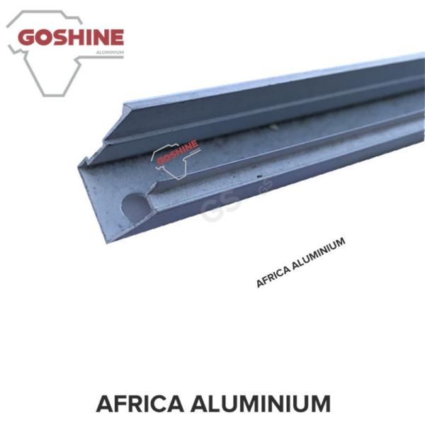 Powder coated aluminium brushed oval profile extrusion for shower room