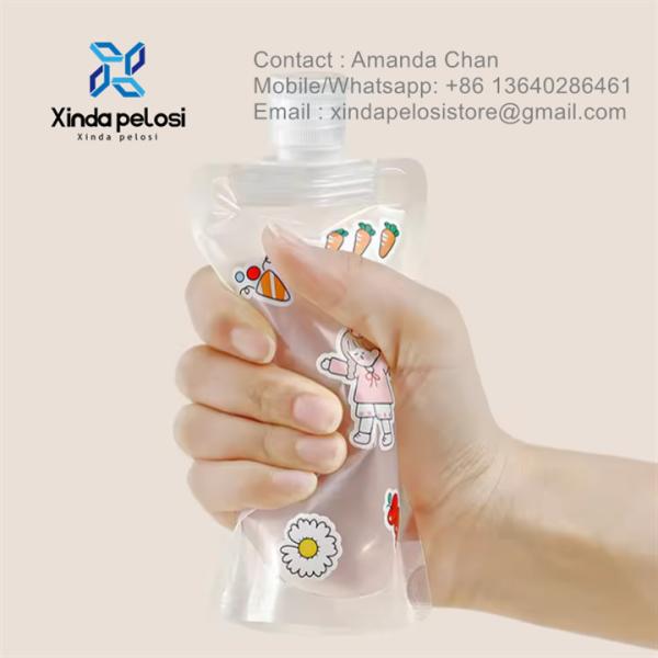Fábrica de PE Material Flip Top Pour Spout Caps Spout Flip Cap Stand Up Pouch Flip Cap para venda