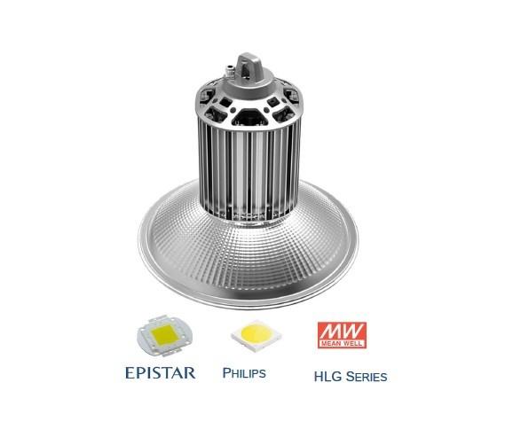 100W led high bay light  led good radiating Heat pipe-Riveting with 5years guarantee