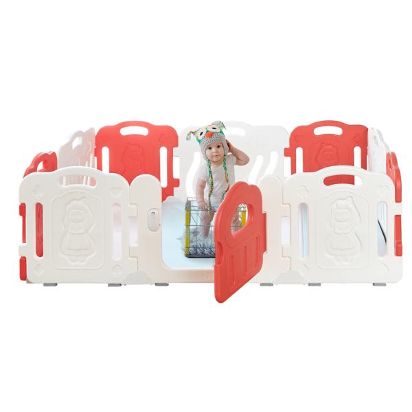 8pcs Child Safety Play Yard Cartoon Household Indoor Baby Fences