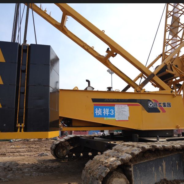 Used Crawler Crane with 100 M/min Max Line Speed 48.6 T Operation Weight and 50 Meters Maximum Working Radius for Heavy Duty Projects