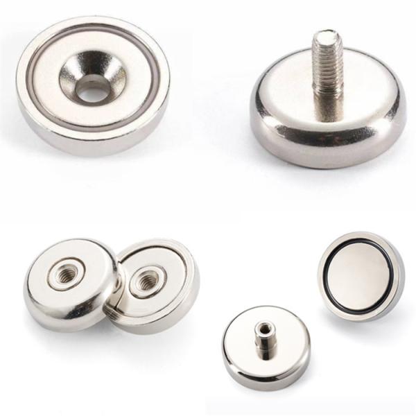 Neodymium Round Magnet N43 with Magnet Epoxy Coating and ISO9001 2008 Certification