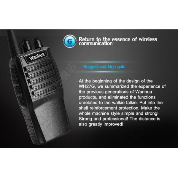 2W UHF Walkie-Talkie Radios for Customization and Long Range Communication Wanhua WH27G