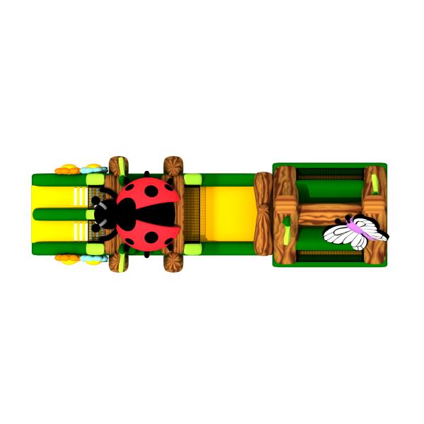 0.55мм ПВХ надувные препятствия Курсы на тему насекомых 16,3x5x5,5м Внутренний сад Кассель