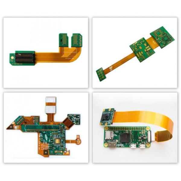 6 Llayers 6mil Rigid Flex Multilayer PCB Board Immersion Silver