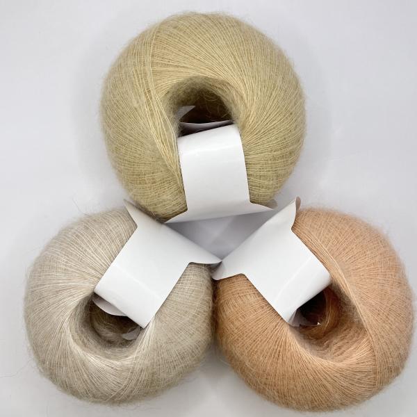 1/13NM Blending High Stretch Fluffy Drawing Yarn For Knitting Sweater Scarf Free A Sample
