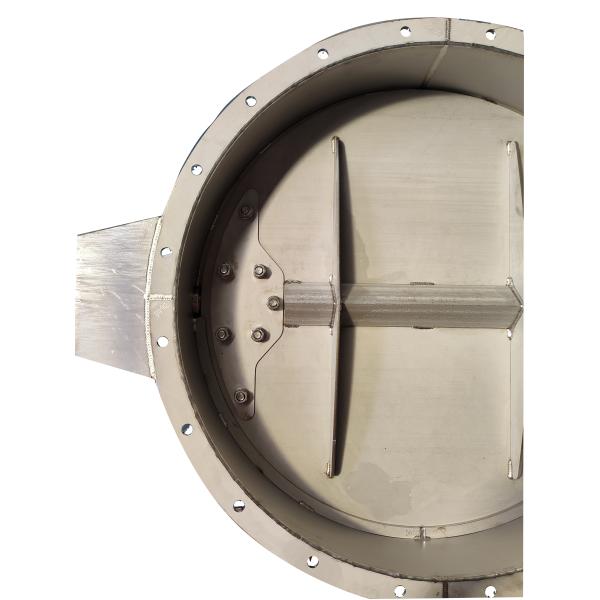 Pneumatic Duct Flapper Valve Stainless Steel Drain Flapper Valve