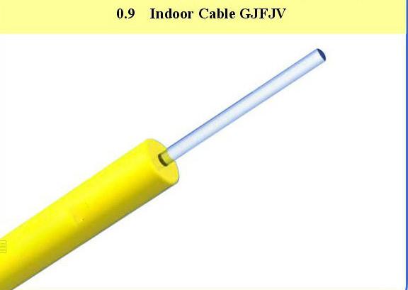 Tight Buffered Indoor Fiber Optic Cable 0.9mm with PVC LSZH Jacket