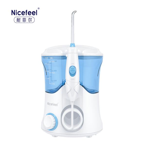 6 Interchangeable Jet Dental Water Flosser 25psi Table Top Water Flosser FC169