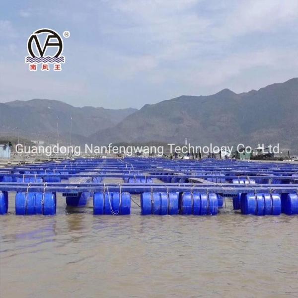 Square Pontoon Aquaculture Fish Cage Customization Diameter 10m - 60m