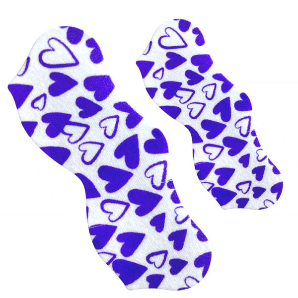 Customized Blue Heart Design Nose Charcoal Mask Strips For Skin Cleanliness