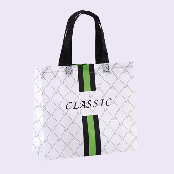 Recyclable Non Woven Gift Bags with Handle , Garment Non Woven Polyester Tote Bags Business