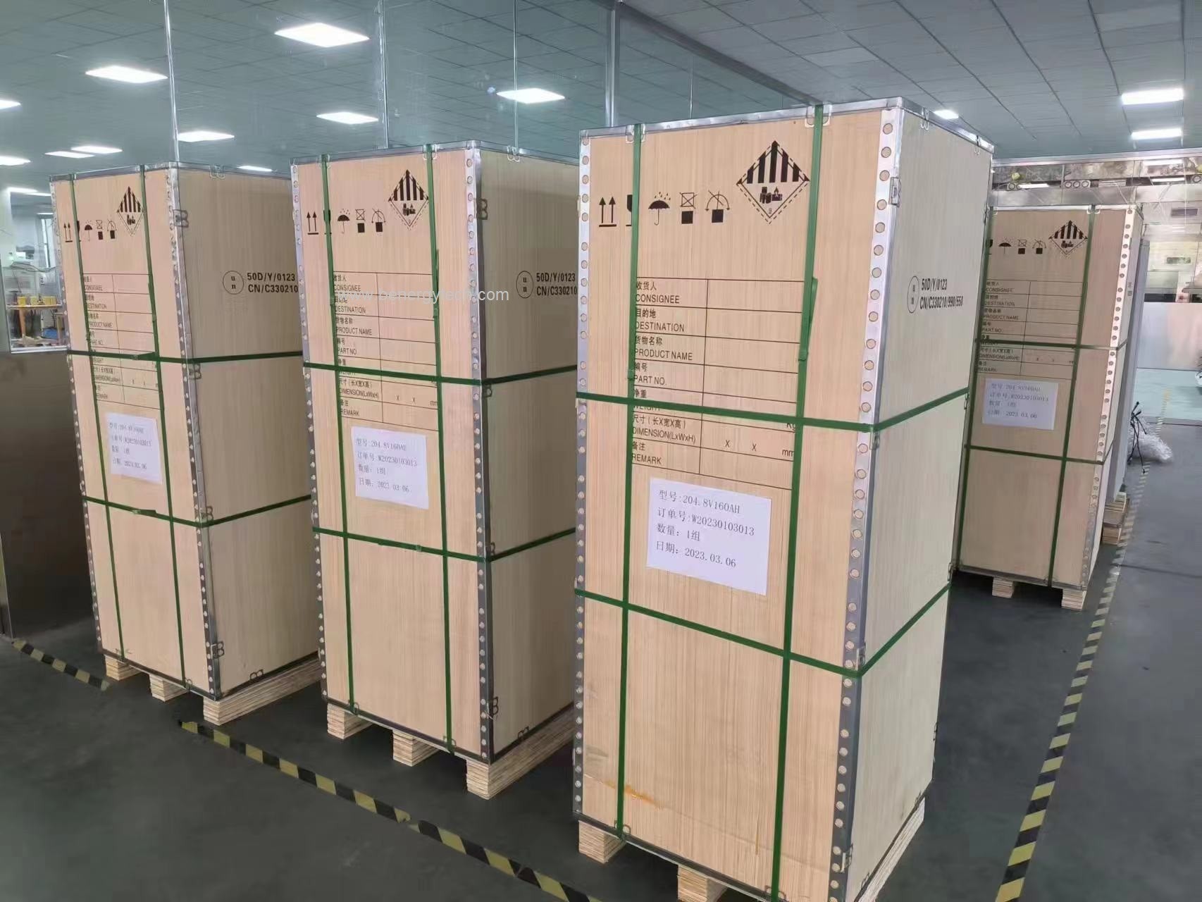 Высоковольтная гибридная зарядка Lifepo4 Солнечная батарея 30KWH 192V 160AH для UPS и бытовой солнечной системы