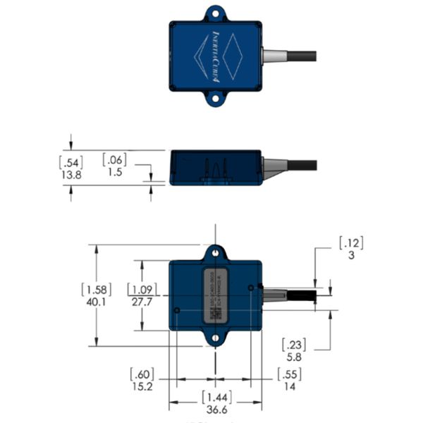 MEMS Based 3DOF Orientation Tracking Sensor THALES ISC-IC400-000E for Virtual Reality Applications