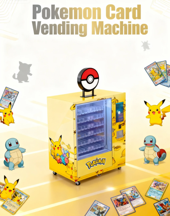 WEIMI Pokémon Card Machine with Large Capacity & Elevator – Supports OEM/ODM Customization