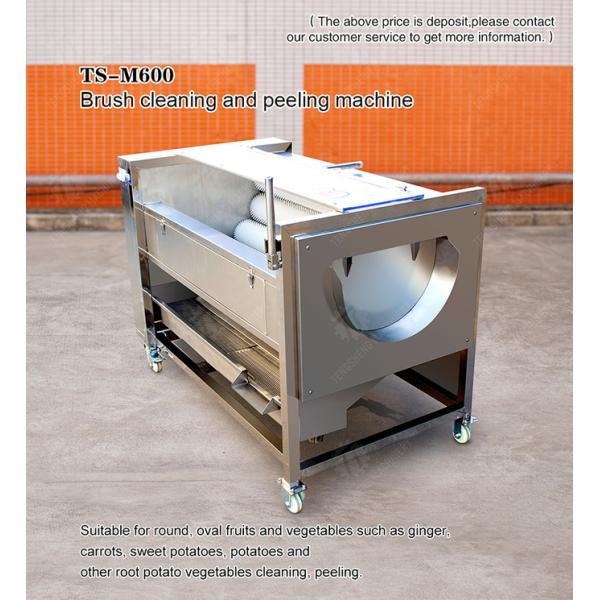 Ginger Potato Carrot Taro Sweet potato Yam Saiko persimmon Papaya Brush cleaning and peeling machine Wash Washer Washing Cleaning Dryer Frozen processing production Destoning
