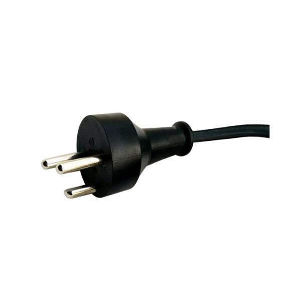 Demko Approved 3 Pin Denmark Power Cord For Refrigerator / Electric Dryer