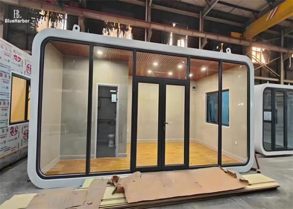 Lightweight Apple Cabin House , Storage Space Capsule House For Living And Working