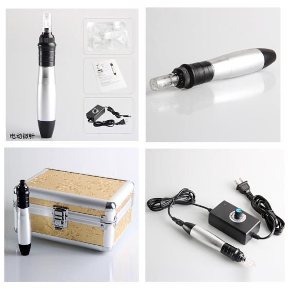 12 / Machine à la maison électronique de beauté d'utilisation de 32 bornes, stylo de rouleau de Derma de retrait de ride