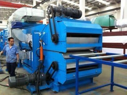 Steel Sheet Rock Wool Production Line Hydraulic Double Belt  Included