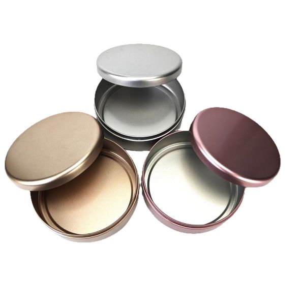 Recyclable Green Cake Tin Cans Round Airtight Canister Coffee Spice Cookie