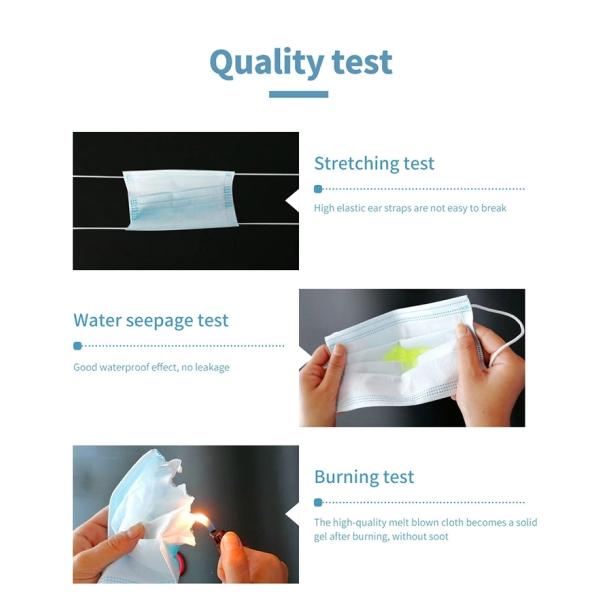 El EO esterilizó la mascarilla disponible del gancho de 3Ply 4Ply con la visera