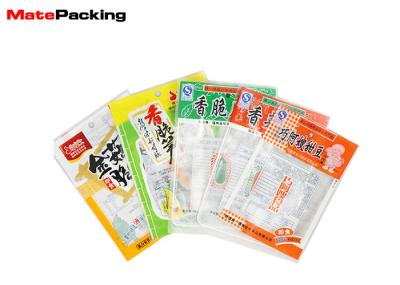Food Grade Vacuum Seal Food Bags Three Side Seal Custom Printed For Seafood / Meat