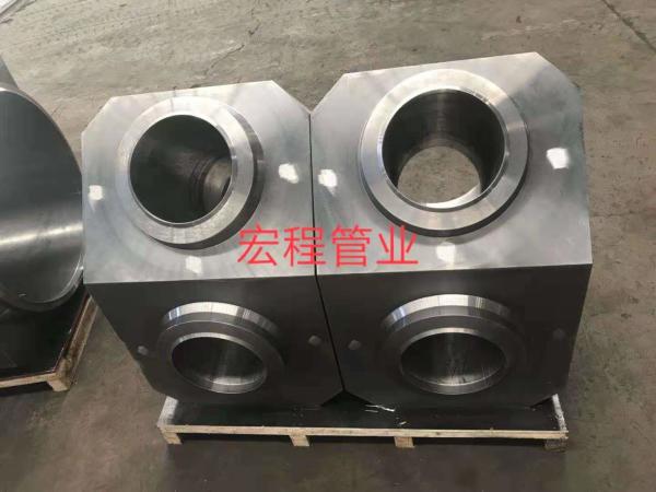 Asme B16.11 Forged Steel Pipe Fittings , 45 Degree Y Branch Pipe Fitting Lateral Tee