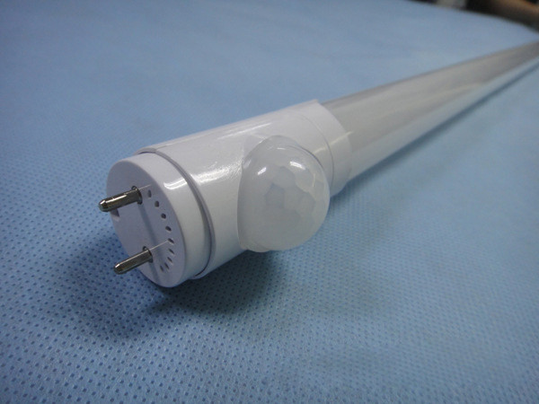 Top Quality T8 LED Tube with Motion Sensor Aluminum+PC Cover 2700-6500k Color Temperature