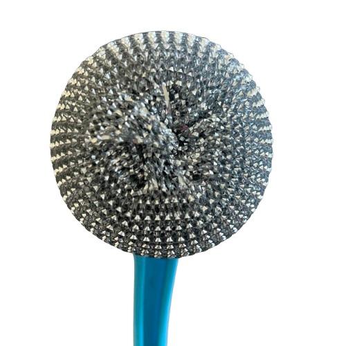 Stainless Steel Cleaning Brush with Ergonomic Handle