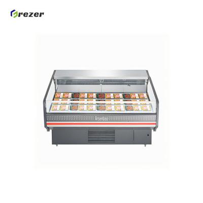 Horizontal Supermarket Display Freezer R290 Butcher Display Fridges