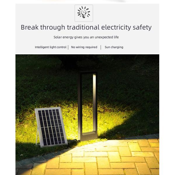 Villa Motion Sensor LED Light 6000K Motion Sensor Solar Landscape Lights