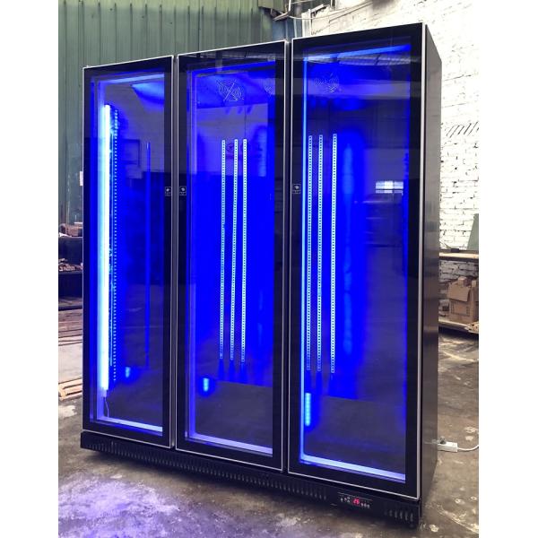 3 Doors Vertical Beer Drink Cooler Commercial Refrigeration Equipment