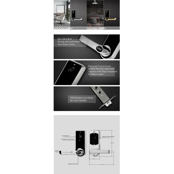 Замки дома цифров электронные, жилой замок пароля