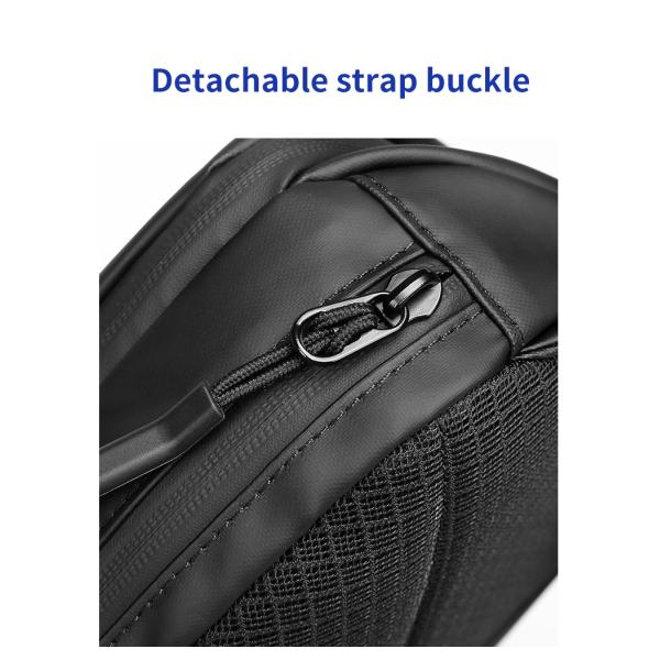 Anti Theft Water Resistant Mens Vest Chest Sling Bags 0.44kg