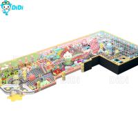 Crianças com tema de doces Parque de jogos indoor Soft Play Equipamento de parque para crianças