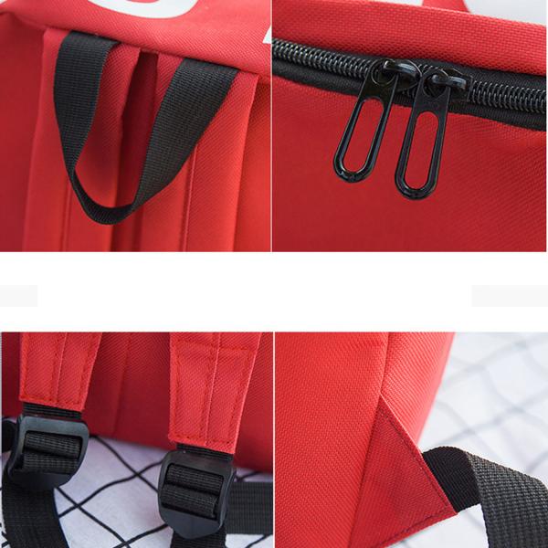 The 2018 new fashionable women's canvas double shoulder bag female Korean version joker trend backpack