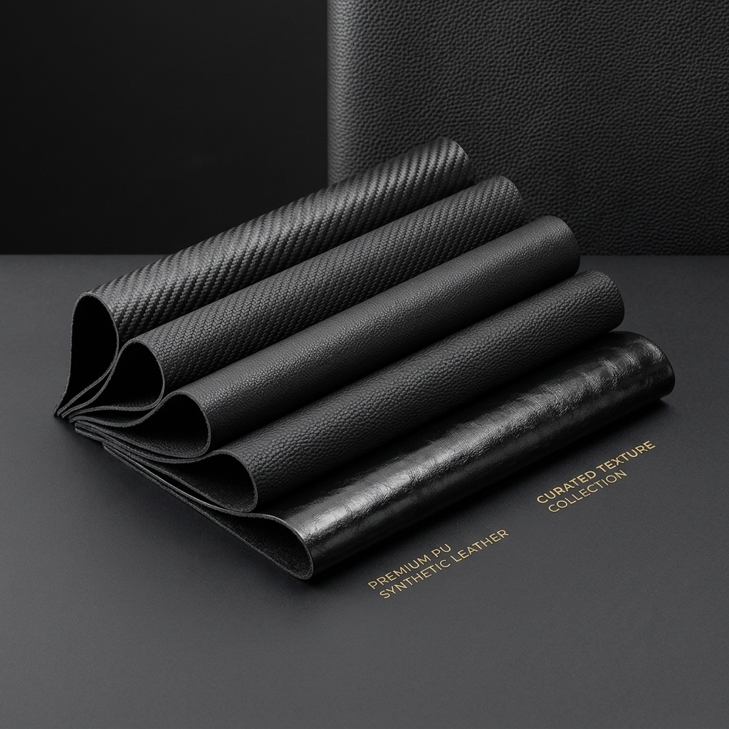PU Apparel Synthetic Leather Soft Lightweight Breathable for Jackets Skirts Stage Costumes