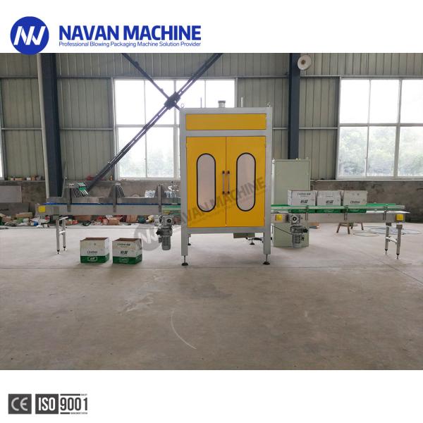 Full Automatic Liquor Packaging Line Dropoff Case Packer For PET To Carton