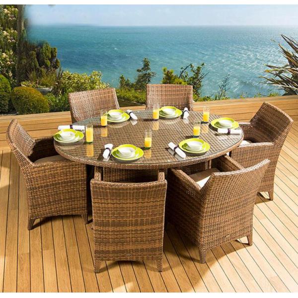 All weather Aluminium PE Rattan chairs Hotel Outdoor Garden Patio chair and table