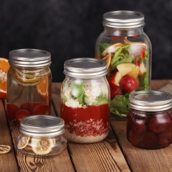 150 мл 250 мл 380 мл белые стеклянные банки для пищи стеклянные упаковки, все виды пищи