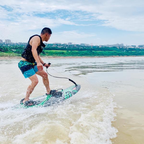 Tabuleiro de surf elétrico para equipamento desportivo de surf aquático