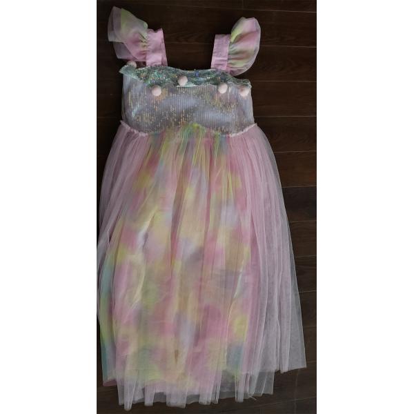 Little Girls Lace Embroidered Holiday Casual Dress For 15years Old