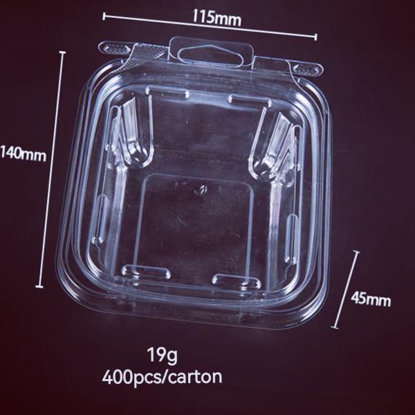 8oz 12oz 16oz 24oz 32oz 48oz Delicatessen Boxes With Clear Lids Food Clamshell Box Disposable Fruit Packaging Food Container