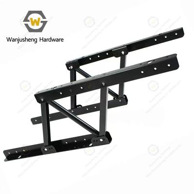 Modern Metal Top Coffee Table with Elevator-Lifting Mechanism for Dining Living Room or Bedroom