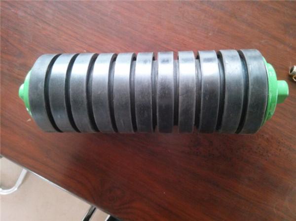 Rubber Coated Disc Return Idler Impact 200MM Steel Conveyor Rollers