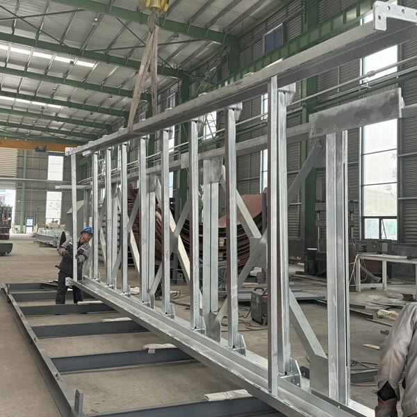 Plateforme de structure en acier Q235b personnalisée pour le support des équipements de production de ciment